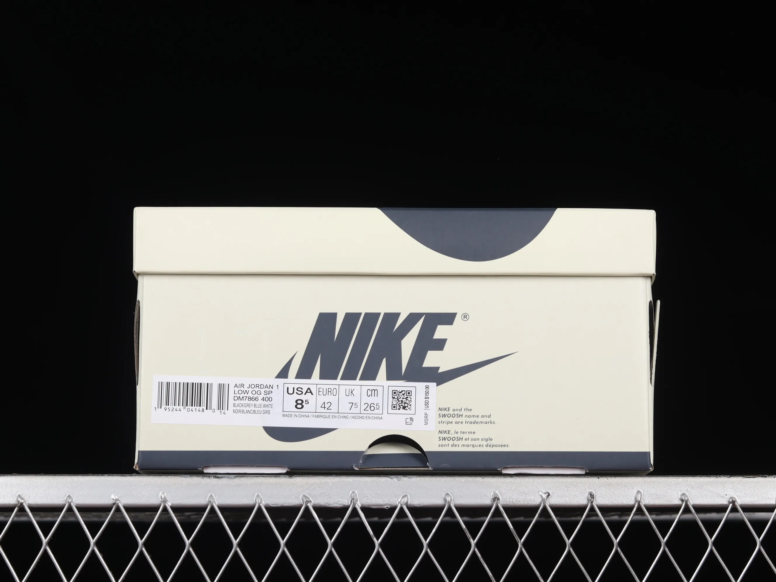 All Categories Air Jordan Jordan Series Basketball Shoes Air Jordan 1 Low Travis Scott x Air Jordan 1 Low OG AJ1 Joe 1 Deep Sea Blue Color Undercut DM7866-400